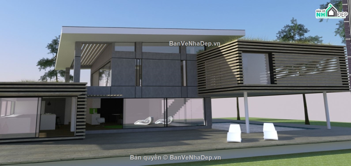 file su biệt thự,sketchup biệt thự,model su biệt thự