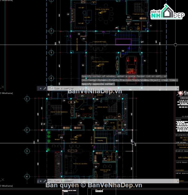 biệt thự 2 tầng,file cad biệt thự 2 tầng,biệt thự 2 tầng cad,autocad biệt thự 2 tầng
