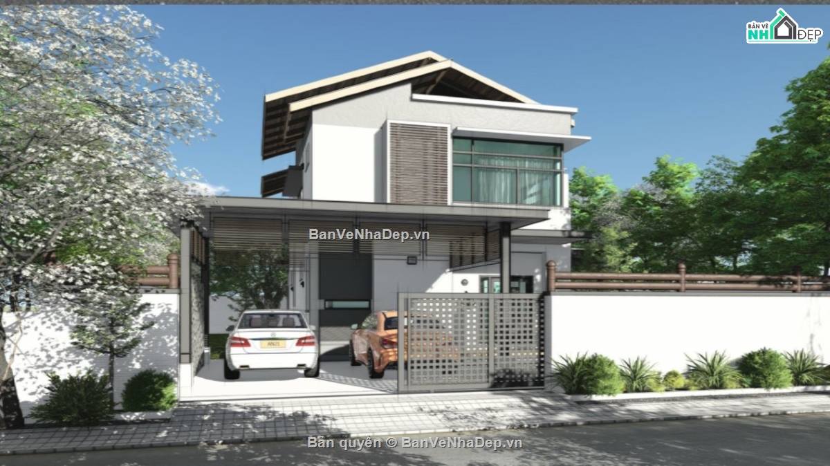 file su biệt thự,sketchup biệt thự,model su biệt thự