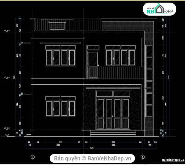 Biệt thự 2 tầng hiện đại,Biệt thự 2 tầng 8.8x14.4m,8.8x14.4m,Biệt thự 2 tầng,file sketchup