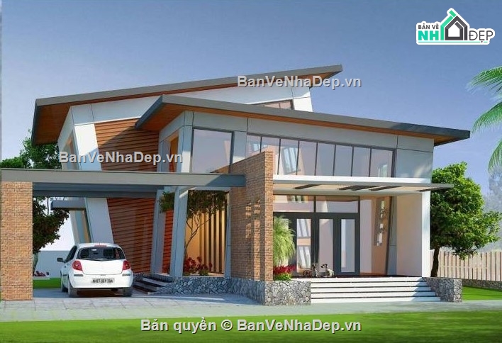 biệt thự đẹp 2,biệt thự hiện đại,biệt thự 2 tầng