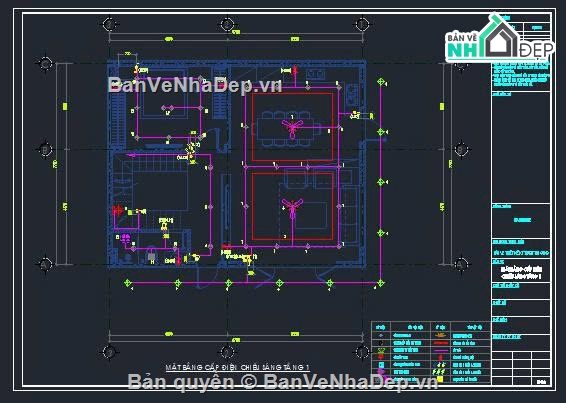 biệt thự 3 tầng,file cad biệt thự 3 tầng,biệt thự 3 tầng file cad,bản vẽ biệt thự 3 tầng