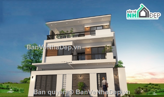 Biệt thự 3 tầng,cad biệt thự 3 tầng,file cad biệt thự 3 tầng,biệt thự 3 tầng cad