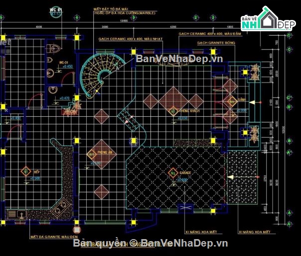 Biệt thự,biệt thự 3 tầng,file kiến trúc biệt thự 3 tầng,mẫu biệt thự 3 tầng