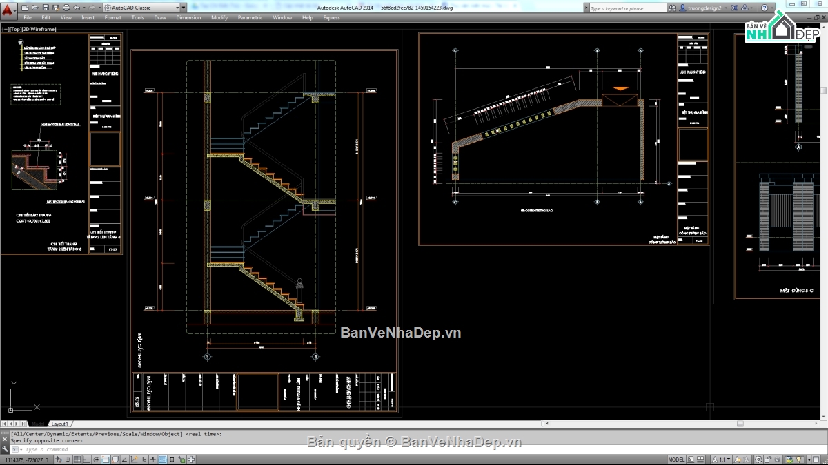 Biệt thự,File biệt thự 3 tầng,mẫu biệt thự 3 tầng