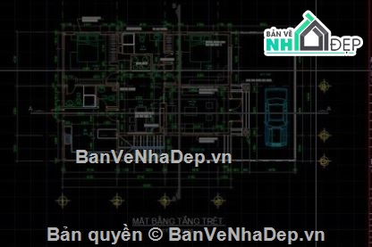 biệt thự 3 tầng,biệt thự 3 tầng file cad,cad biệt thự 3 tầng