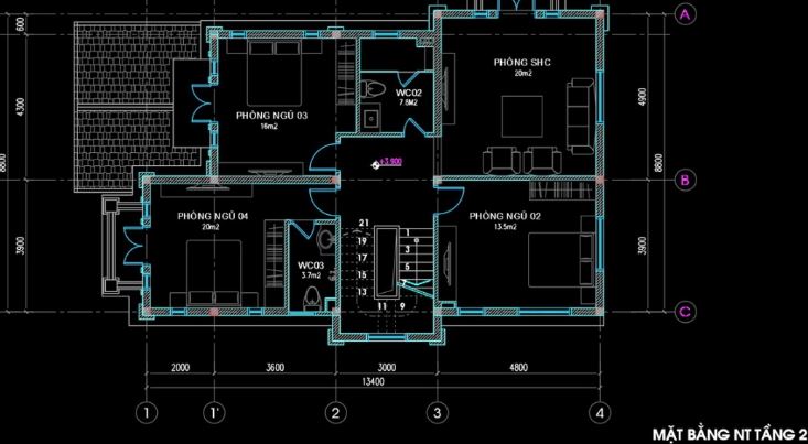 biệt thự Pháp,thiết kế biệt thự 3 tầng,biệt thự tân cổ điển
