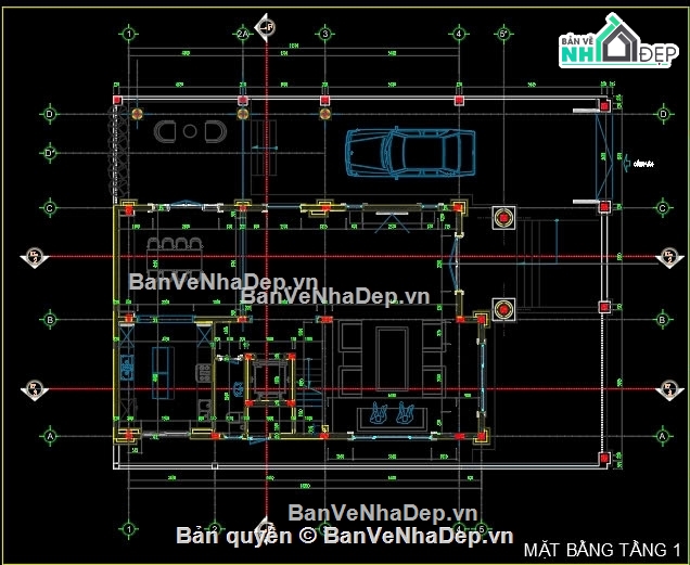 Biệt thự 3 tầng,phong cách cổ điển,Biệt thự tân cổ điển