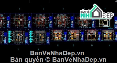 Biệt thự 3 tầng,cad biệt thự 3 tầng,biệt thự 2 tầng cad,file cad biệt thự 3 tầng