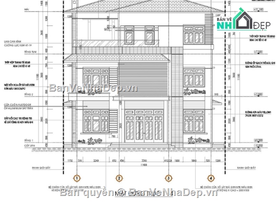 biệt thự 3 tầng,cad biệt thự 3 tầng,file cad biệt thự 3 tầng,biệt thự 3 tầng file cad