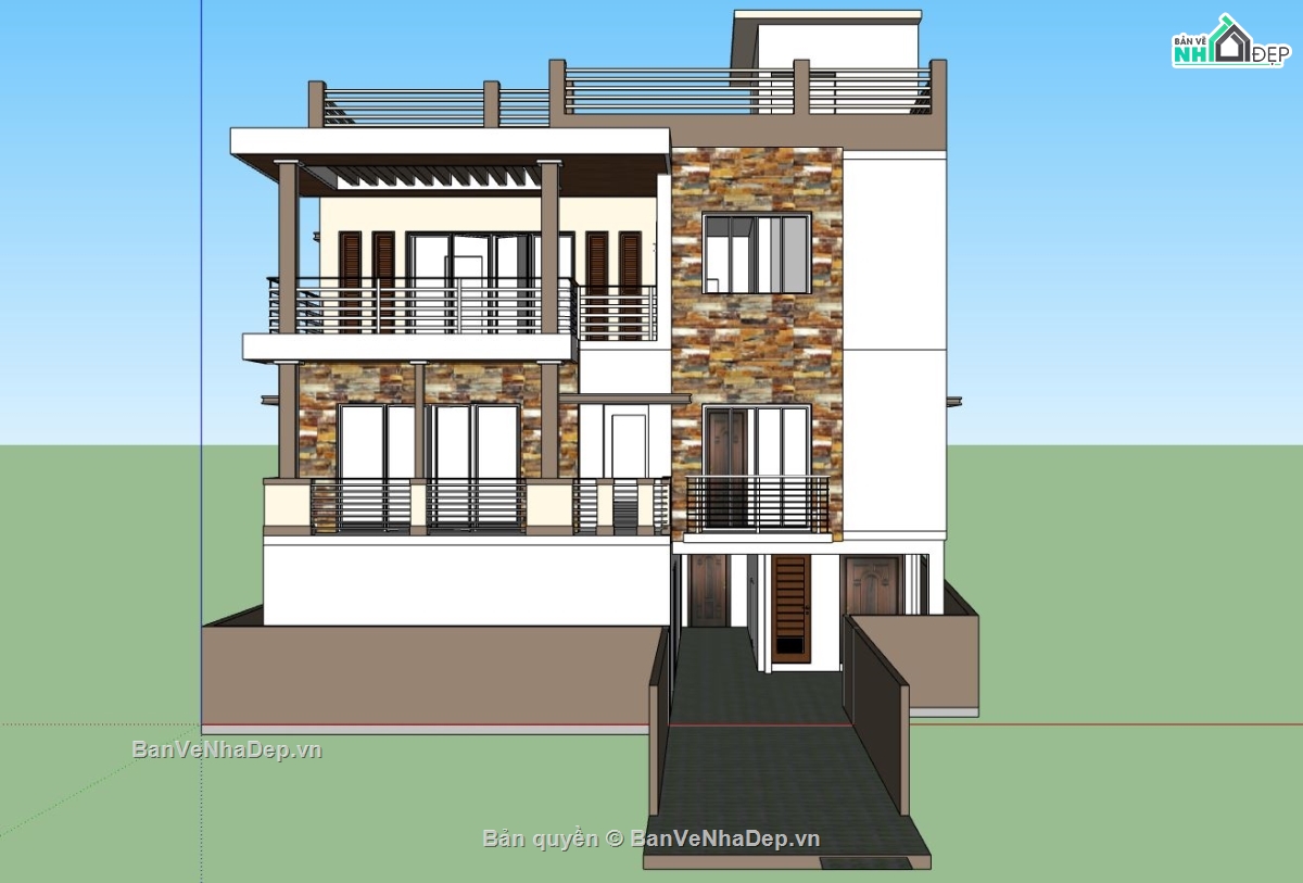 Biệt thự 3 tầng hiện đại,ngoại thất biệt thự su,biệt thự hiện đại