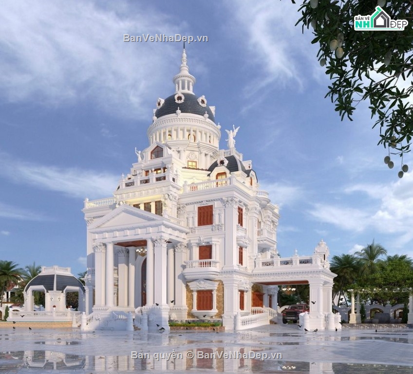 mẫu biệt thự sketchup,biệt thự sketchup,sketchup biệt thự