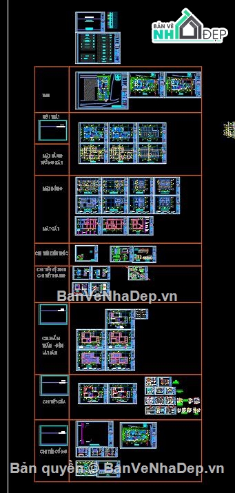 kiến trúc nhà phố,Biệt thự 2 tầng hiện đại,hồ sơ bản vẽ nhà phố