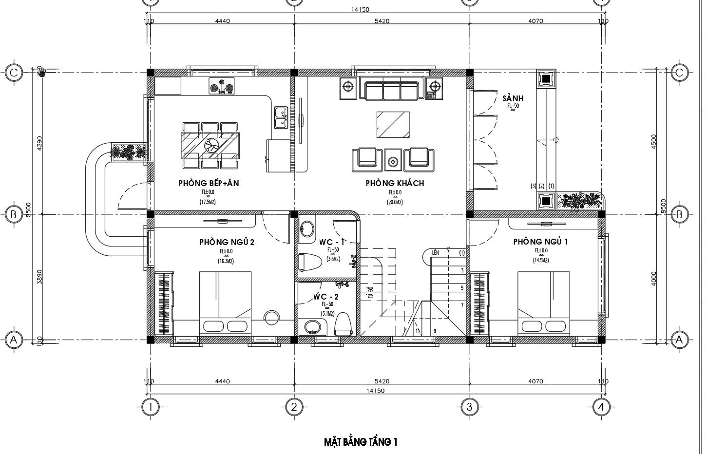Biệt thự  2 tầng,Su Biệt thự  2 tầng,Biệt thự 2 tầng mái nhật Autocad