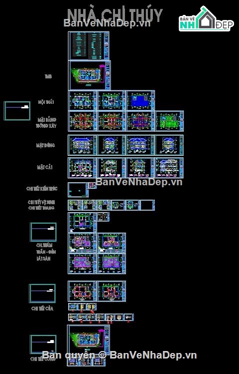 Biệt thự  2 tầng,Su Biệt thự  2 tầng,Biệt thự 2 tầng mái nhật Autocad