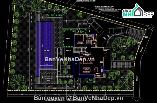 biệt thự nghỉ dưỡng,cad biệt thự nghỉ dưỡng,biệt thự nghỉ dưỡng cad,biệt thự 2 tầng nghỉ dưỡng