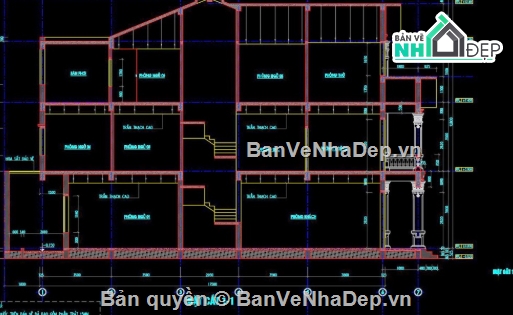Biệt thự cổ điển,biệt thự 3 tầng,cad biệt thự 3 tầng