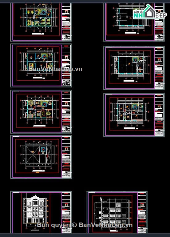 Biệt thự tân cổ điển,nhà ở kết hợp kinh doanh nha khoa,nhà phố tân cổ điển