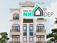 Biệt thự tân cổ điển,nhà ở kết hợp kinh doanh nha khoa,nhà phố tân cổ điển
