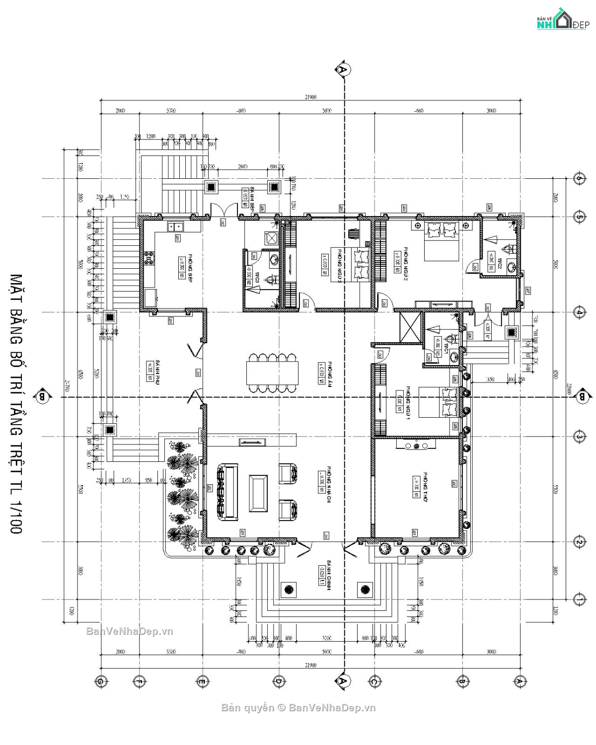 Biệt Thự Sân Vườn 12x17m,Biệt thự 16 m x 9m,Sân Vườn Cho Resot và Biệt Thự