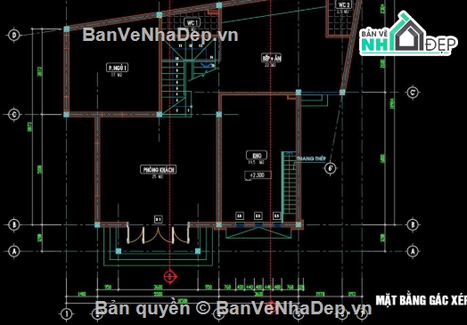 biệt thự 3 tầng,Biệt thự 3 tầng hiện đại,cad biệt thự 3 tầng