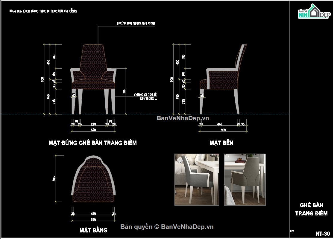 bản vẽ bổ nội thất,Autocad bản vẽ chi tiết ghế,bản vẽ chi tiết nội thất