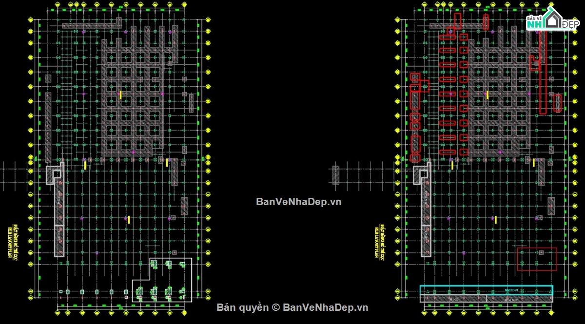 bản vẽ nhà xưởng,cad nhà xưởng,kết cấu nhà xưởng