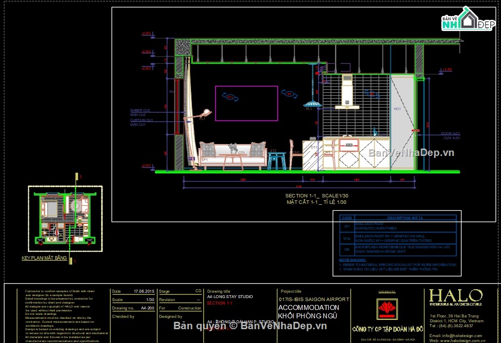 bổ kỹ thuật nội thất,bổ kỹ thuật nội thất khách sạn,bản vẽ bổ chi tiết nội thất