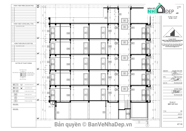 công trình nhà nghỉ 7 tầng,nhà phố 7 tầng full,bản vẽ nhà nghỉ 7 tầng,full bản vẽ nhà nghỉ 7 tầng