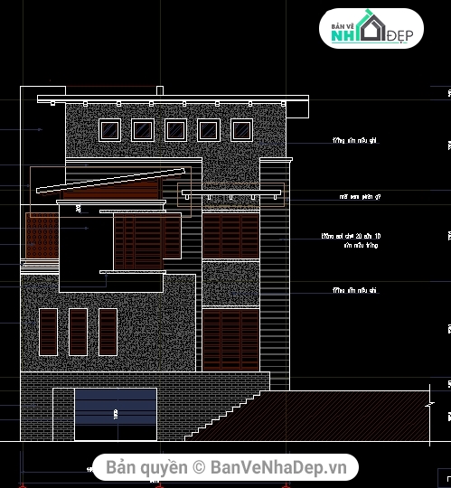 file cad nhà phố 9x15m,Kiến trúc nhà phố 3 tầng 9x15m,kết cấu nhà phố 9x15m,trọn bộ biệt thự 9x15m,bộ bản vẽ nhà phố 3 tầng