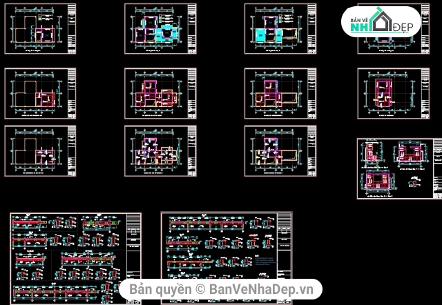 file cad nhà phố 9x15m,Kiến trúc nhà phố 3 tầng 9x15m,kết cấu nhà phố 9x15m,trọn bộ biệt thự 9x15m,bộ bản vẽ nhà phố 3 tầng