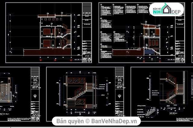 file cad nhà phố 9x15m,Kiến trúc nhà phố 3 tầng 9x15m,kết cấu nhà phố 9x15m,trọn bộ biệt thự 9x15m,bộ bản vẽ nhà phố 3 tầng