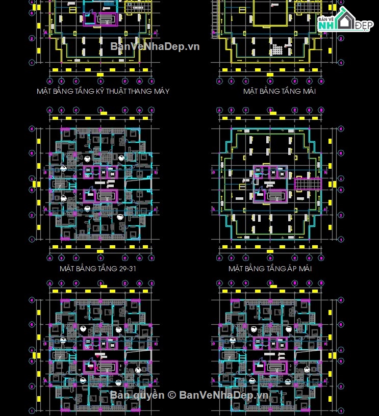 đồ án tốt nghiệp,thiết kế chung cư,đồ án xây dựng,bản vẽ cad chung cư