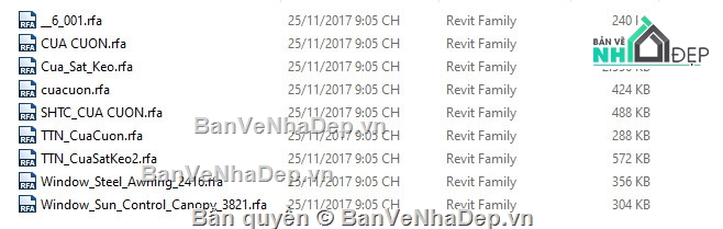 revit,family revit,revit cửa,cửa các loại,family cửa