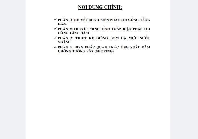 BPTC tầng hầm chuyên sâu,tầng hầm chuyên sâu,BPTC tầng hầm
