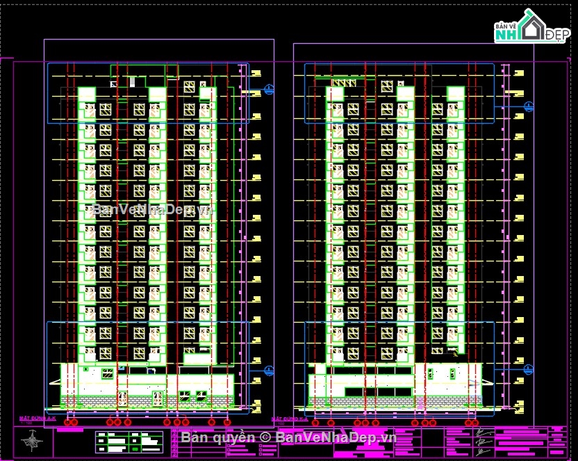 bộ bản vẽ chung cư,bản vẽ nhà chung cư,bản vẽ chung cư cao tầng,bản vẽ CAD chung cư,bản vẽ PCCC chung cư