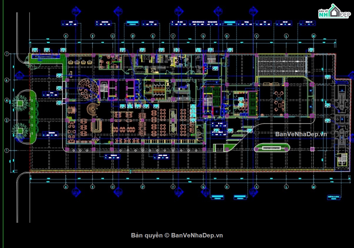 thiết kế khách sạn,hồ sơ thiết kế khách sạn,bản vẽ cad khách sạn