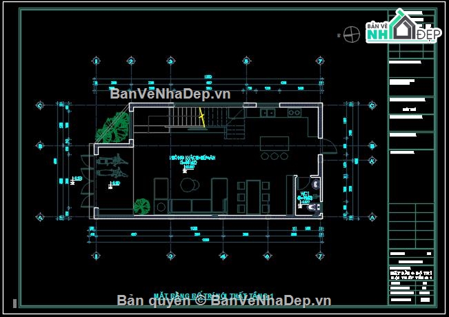 Nhà phố 3 tầng,Autocad nhà phố 3 tầng,nhà phố 3 tầng 6.6x13m,Thiết kế nhà phố 3 tầng,Bản vẽ nhà phố 3 tầng