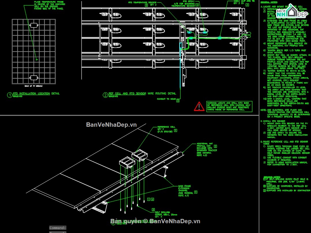 solar farm,bản vẽ solar farm,bản vẽ điện mặt trời,điện năng lượng mặt trời