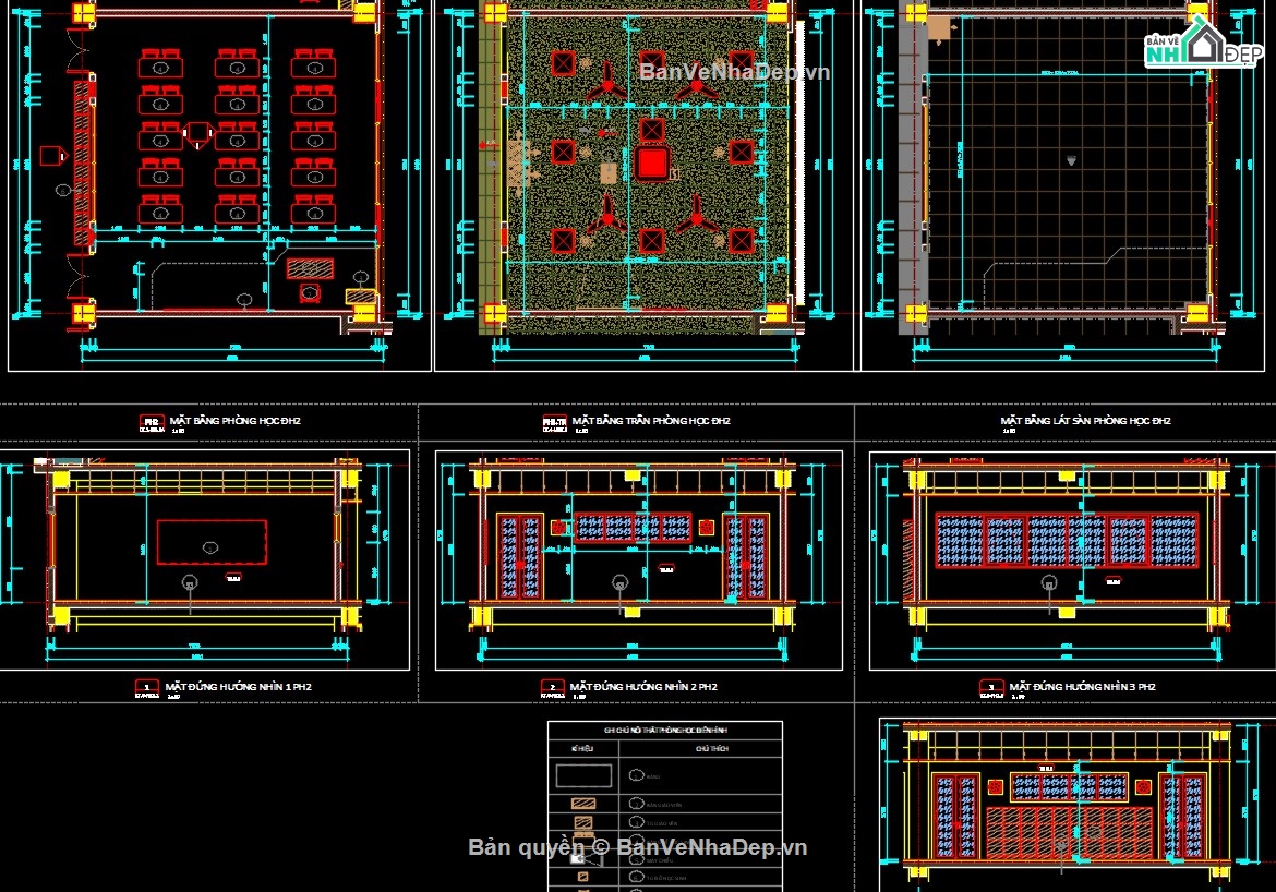 hồ sơ thiết kế trường,hồ sơ thiết kế trường THCS,full thiết kế cad trường học