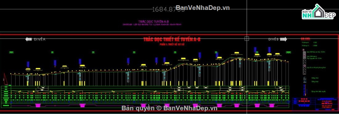 đường ô tô,Đồ án tốt nghiệp đường ô tô,DATN đường ô tô