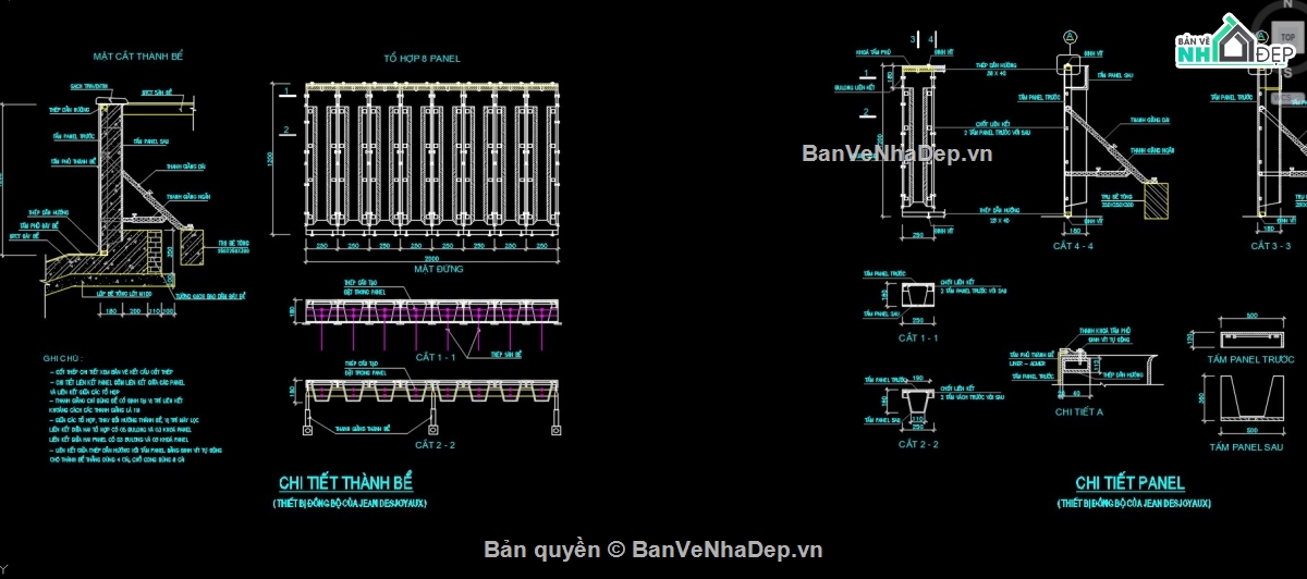 thiết kế bể bơi,File thiết kế bể bơi,Cad thiết kế bể bơi