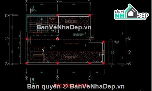 nhà phố 3 tầng,cad nhà phố 3 tầng,file cad nhà phố 3 tầng,file autocad nhà phố 3 tầng