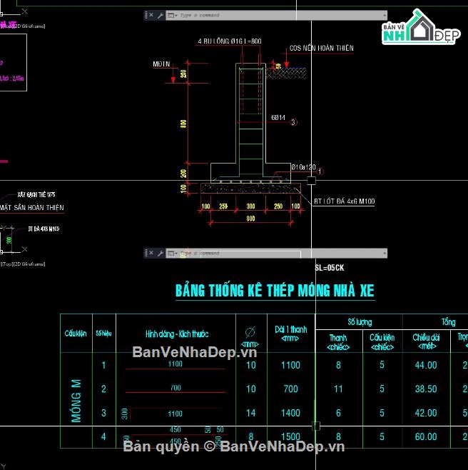 nhà để xe,nhà để xe khung thép,cad nhà để xe