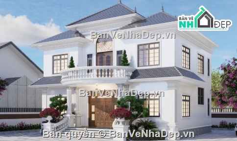 biệt thự 2 tầng,cad biệt thự 2 tầng,biệt thự 2 tầng file cad,biệt thự 2 tầng cad