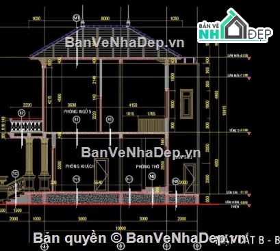 biệt thự 2 tầng,cad biệt thự 2 tầng,biệt thự 2 tầng file cad,biệt thự 2 tầng cad