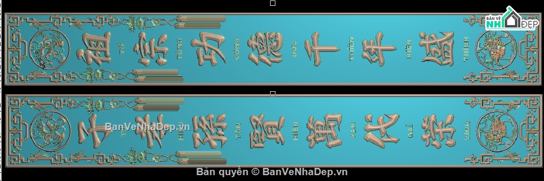 Câu đối tổ tông,File câu đối cnc,Câu đối diềm triện,câu đối cnc