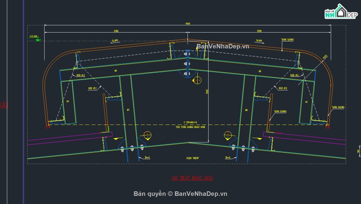 nóc gió,cad nóc gió,nhà xưởng,chi tiết nóc gió,nhà xưởng nhà máy,cad nhà xưởng