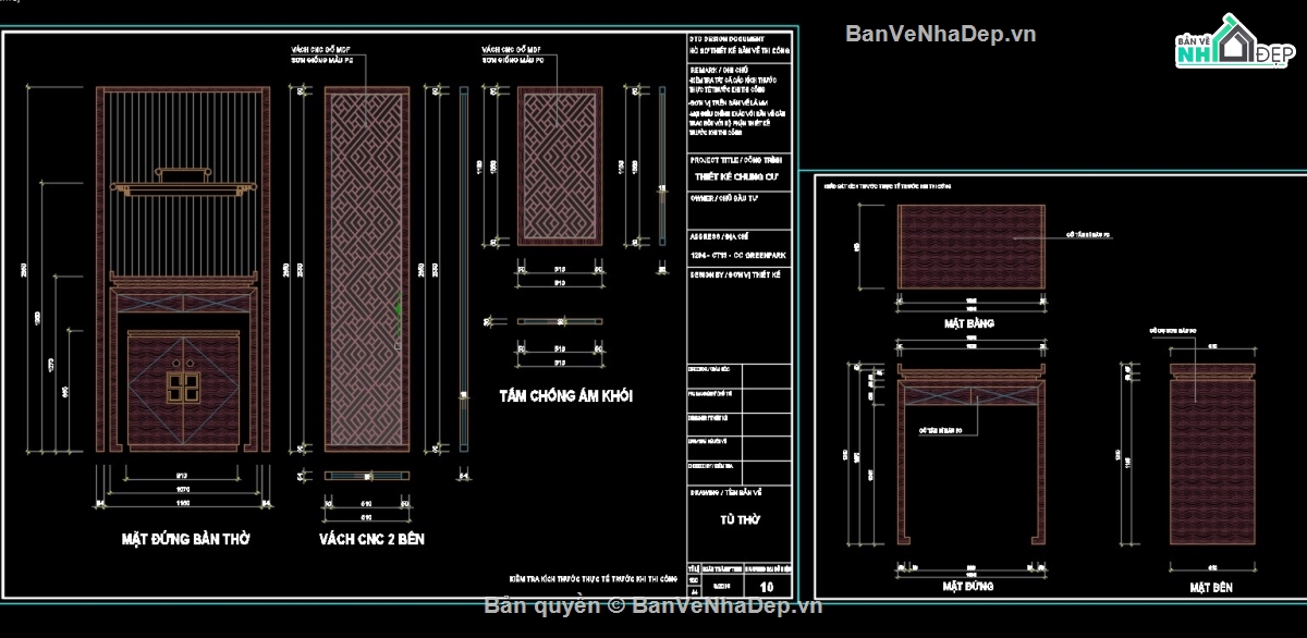 thư viện cad nội thất,cad nội thất,file cad nội thất,file cad tủ thờ,file cad bàn thờ,bản vẽ cad bổ nội thất