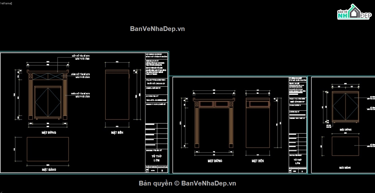 thư viện cad nội thất,cad nội thất,file cad nội thất,file cad tủ thờ,file cad bàn thờ,bản vẽ cad bổ nội thất
